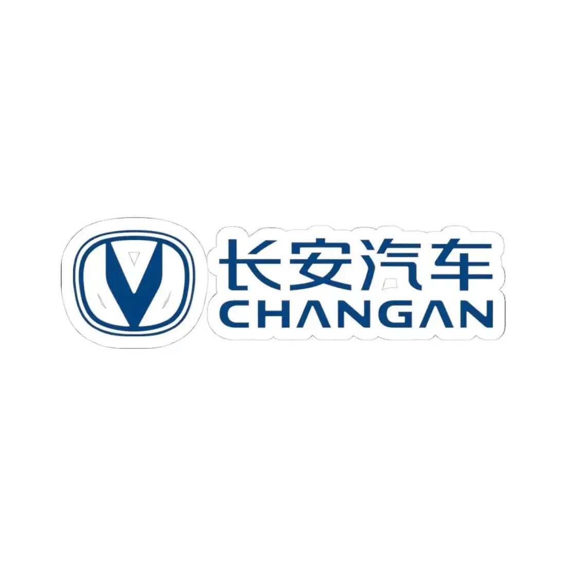 Changan Automobile Group Co. Ltd. (Logo) STICKER Vinyl Kiss-Cut Decal 4 Inch White - The Sticker Space