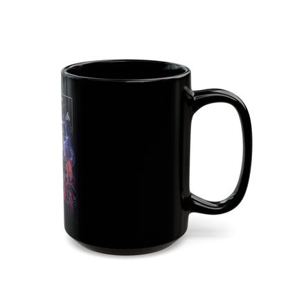 CHANNEL 13 1987 Movie Poster - Black Coffee Mug-The Sticker Space