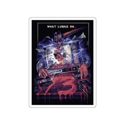 CHANNEL 13 1987 Movie Poster STICKER Vinyl Die-Cut Decal - The Sticker Space