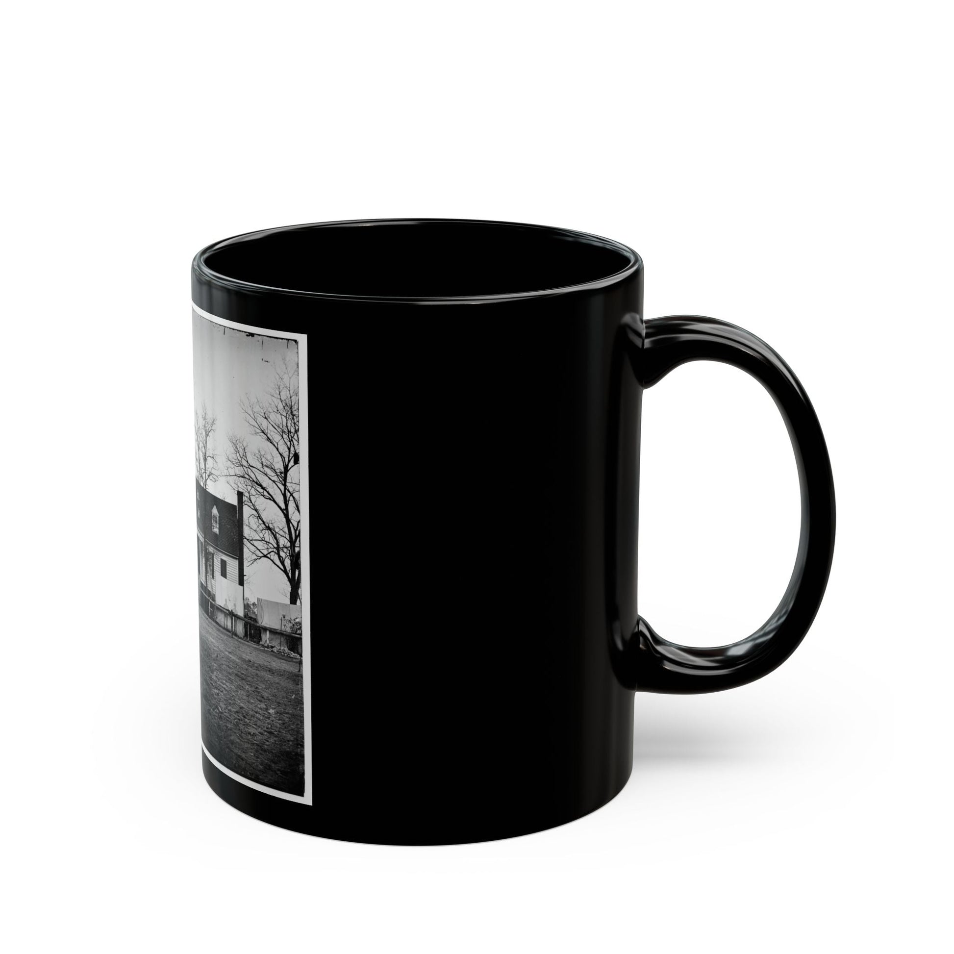 Chapin's Bluff, Virginia (Vicinity). Gen. David B. Birney's Headquarters (U.S. Civil War) Black Coffee Mug-The Sticker Space