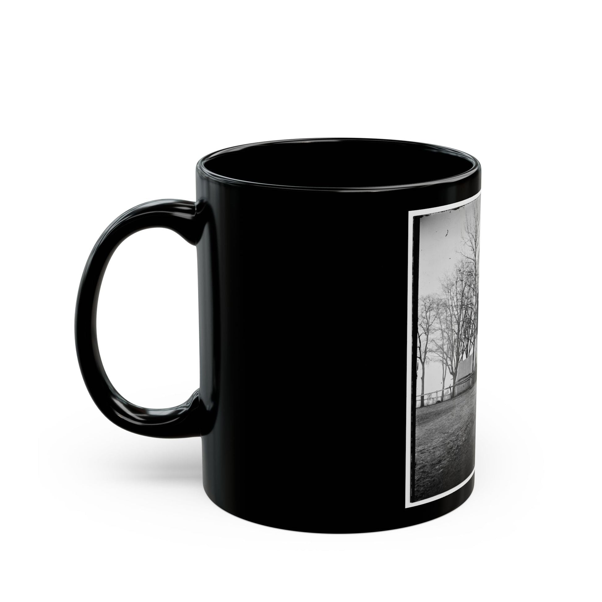 Chapin's Bluff, Virginia (Vicinity). Gen. David B. Birney's Headquarters (U.S. Civil War) Black Coffee Mug-The Sticker Space