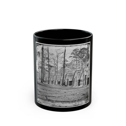 Chapin's Bluff, Virginia (Vicinity). Soldier's Quarters At Chapin's Farm (U.S. Civil War) Black Coffee Mug