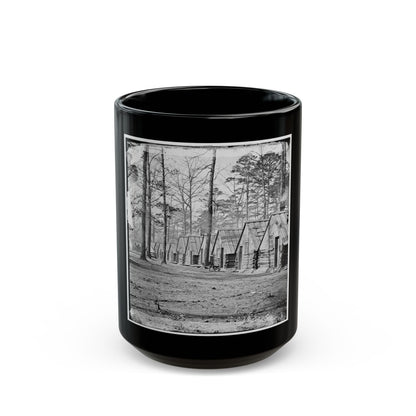 Chapin's Bluff, Virginia (Vicinity). Soldier's Quarters At Chapin's Farm (U.S. Civil War) Black Coffee Mug