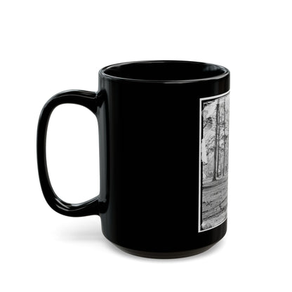 Chapin's Bluff, Virginia (Vicinity). Soldier's Quarters At Chapin's Farm (U.S. Civil War) Black Coffee Mug