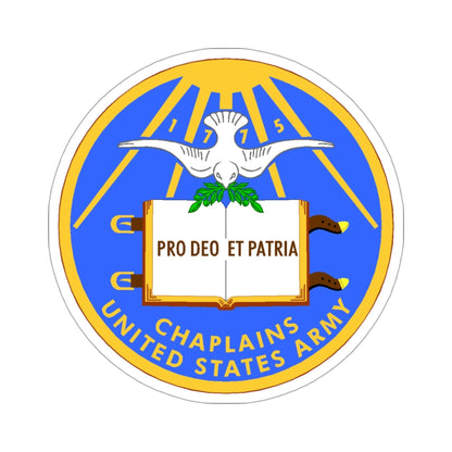 Chaplain Corps (U.S. Army) STICKER Vinyl Die-Cut Decal-3 Inch-The Sticker Space