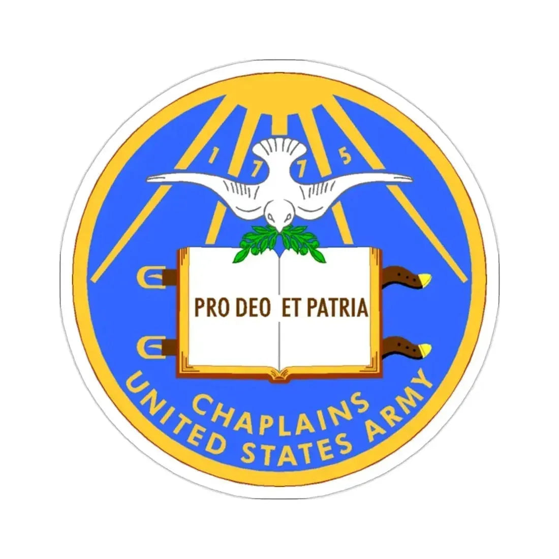 Chaplain Corps (U.S. Army) STICKER Vinyl Die-Cut Decal 2 Inch - The Sticker Space