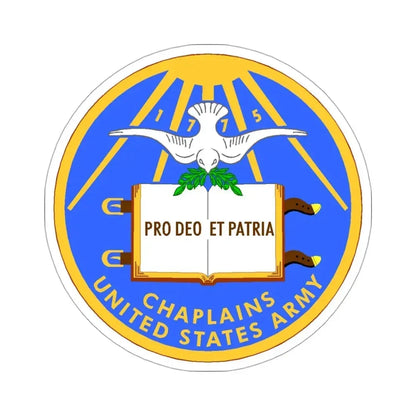 Chaplain Corps (U.S. Army) STICKER Vinyl Die-Cut Decal 3 Inch - The Sticker Space