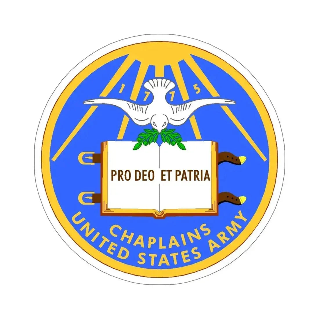Chaplain Corps (U.S. Army) STICKER Vinyl Die-Cut Decal 6 Inch - The Sticker Space