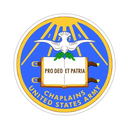 Chaplain Corps (U.S. Army) STICKER Vinyl Die-Cut Decal 6 Inch - The Sticker Space
