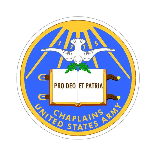 Chaplain Corps (U.S. Army) STICKER Vinyl Die-Cut Decal 6 Inch - The Sticker Space