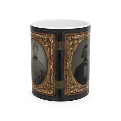 Chaplain Robert Bean Sutton Of The Army Of Northern Virginia In Uniform And After The War (U.S. Civil War) White Coffee Mug-11oz-The Sticker Space