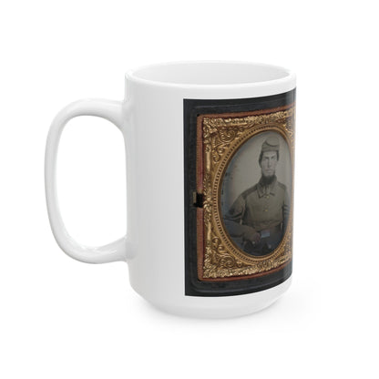 Chaplain Robert Bean Sutton Of The Army Of Northern Virginia In Uniform And After The War (U.S. Civil War) White Coffee Mug-The Sticker Space