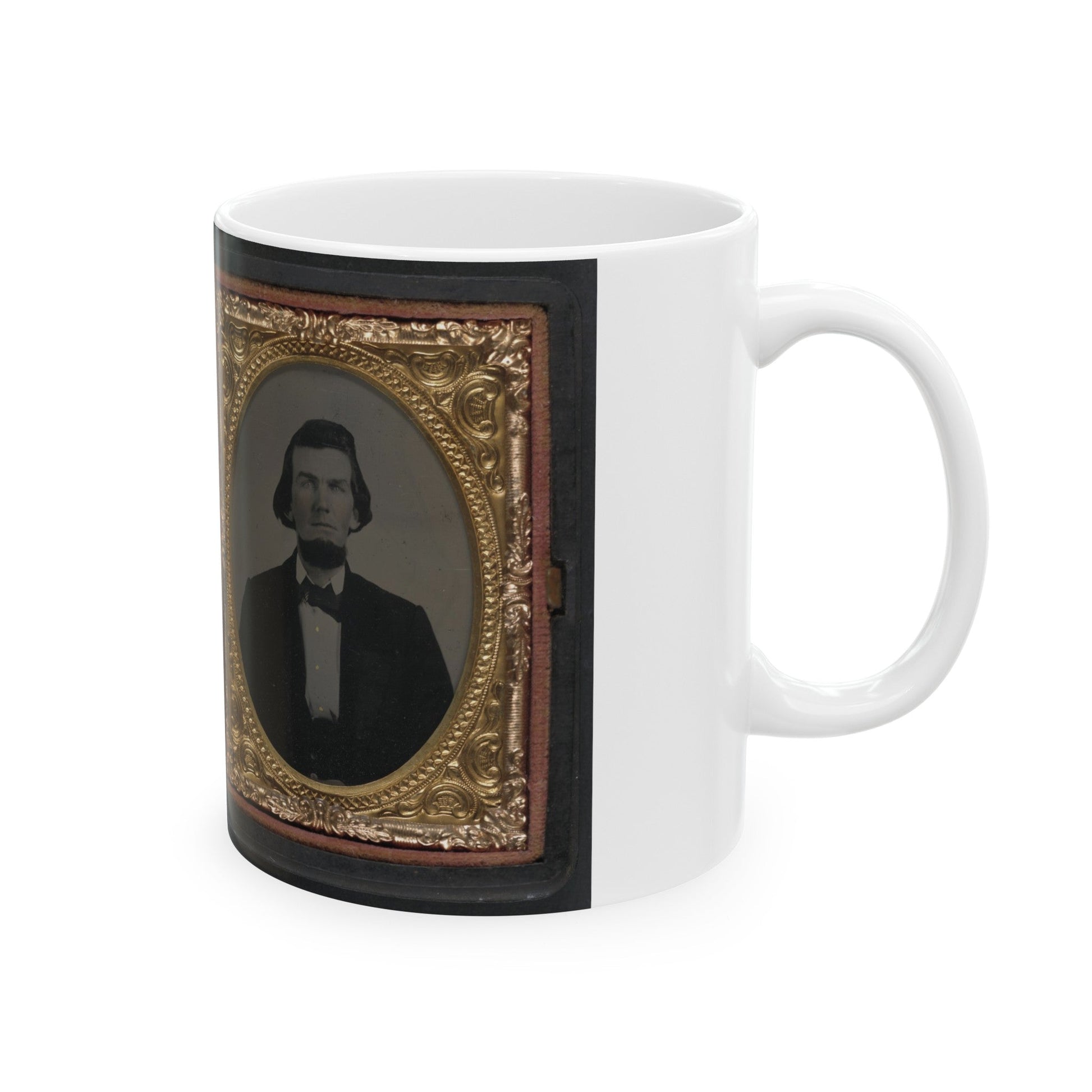 Chaplain Robert Bean Sutton Of The Army Of Northern Virginia In Uniform And After The War (U.S. Civil War) White Coffee Mug-The Sticker Space