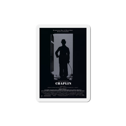 Chaplin 1992 Movie Poster Die-Cut Magnet-4" x 4"-The Sticker Space