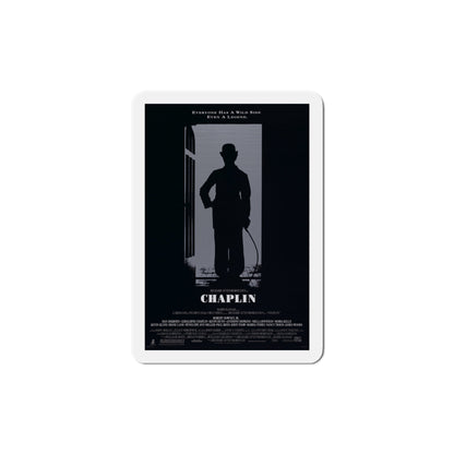 Chaplin 1992 Movie Poster Die-Cut Magnet-6 Inch-The Sticker Space