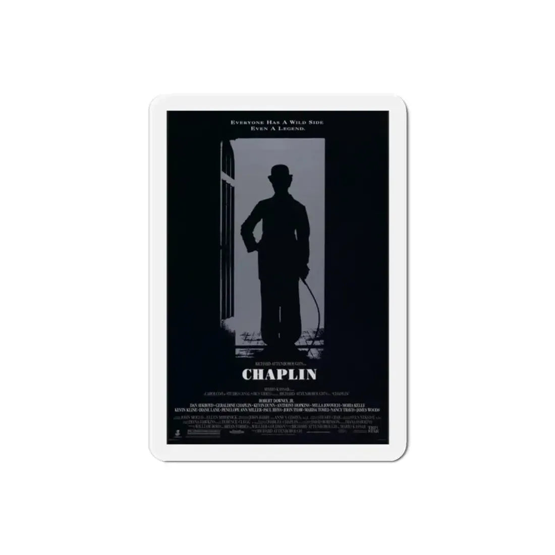 Chaplin 1992 Movie Poster Refrigerator Magnet 2 Inch - The Sticker Space