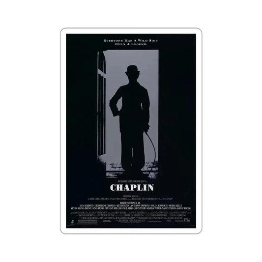 Chaplin 1992 Movie Poster STICKER Vinyl Die-Cut Decal 6 Inch - The Sticker Space
