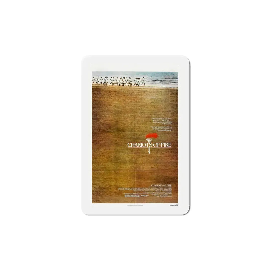 Chariots of Fire 1981 Movie Poster Refrigerator Magnet 6 Inch - The Sticker Space