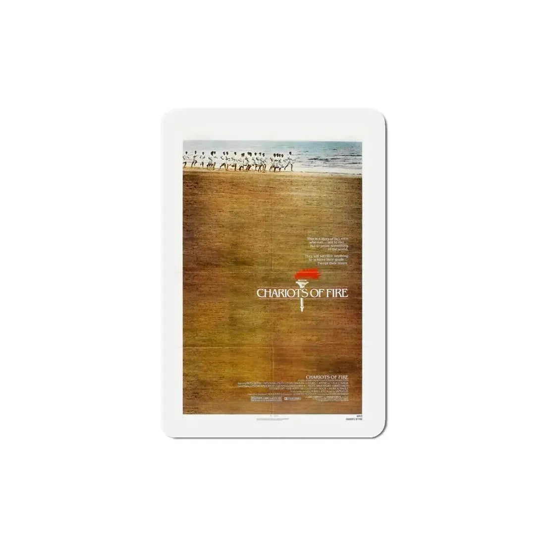 Chariots of Fire 1981 Movie Poster Refrigerator Magnet - The Sticker Space