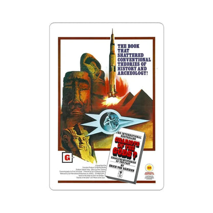 Chariots of the Gods 1974 Movie Poster STICKER Vinyl Die-Cut Decal - The Sticker Space