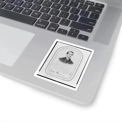 Charles A. Atwell, Bust Portrait, Facing Right, Wearing Military Uniform (U.S. Civil War) STICKER Vinyl Kiss-Cut Decal - The Sticker Space