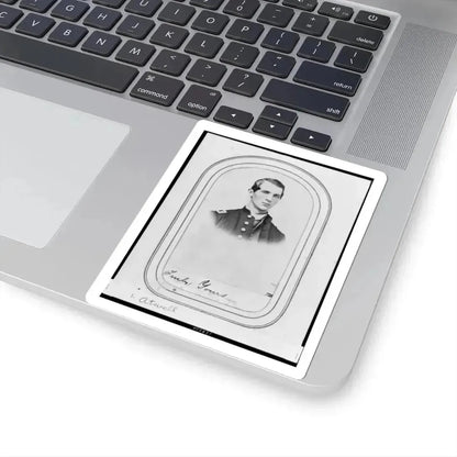 Charles A. Atwell, Bust Portrait, Facing Right, Wearing Military Uniform (U.S. Civil War) STICKER Vinyl Kiss-Cut Decal - The Sticker Space