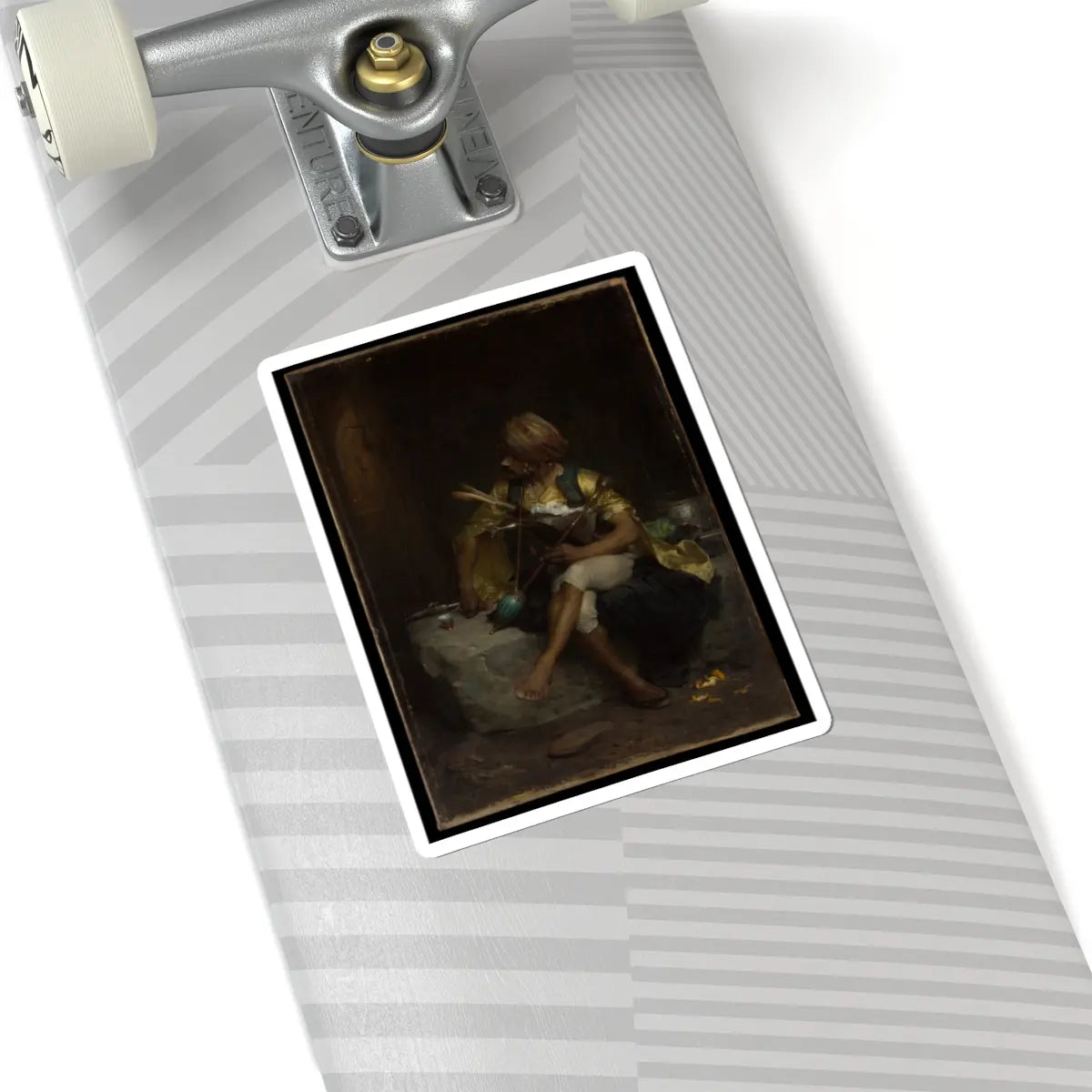 SKU:TSS-STICK-CHRBRG-6X6-1N0PP Sizes:6" × 6" Types:White