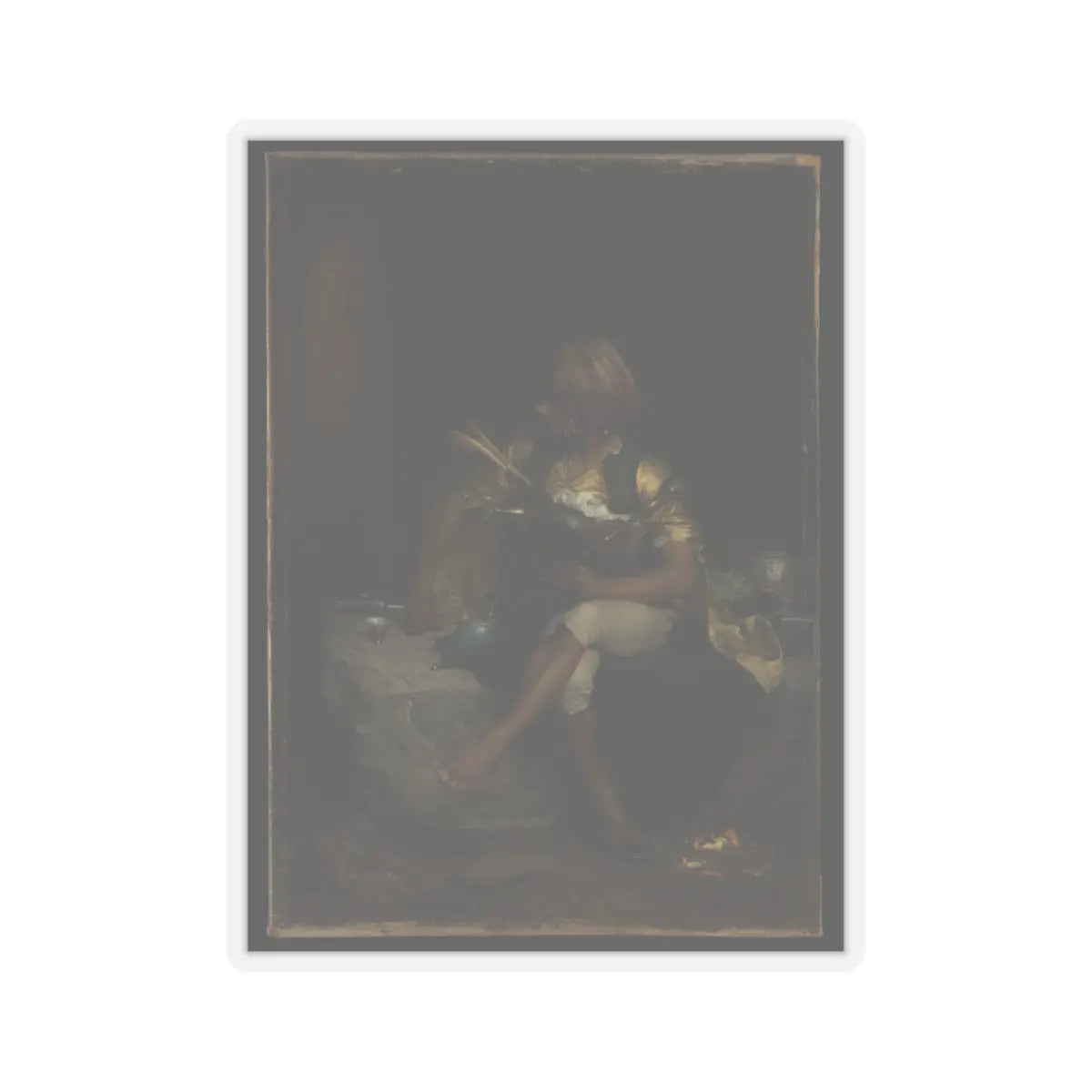 SKU:TSS-STICK-CHRBRG-6X6 Sizes:6" × 6" Types:Transparent