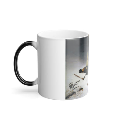 Charles Christian Nahl (1818-1878) The Dead Miner - Color Changing Mug 11oz-11oz-The Sticker Space