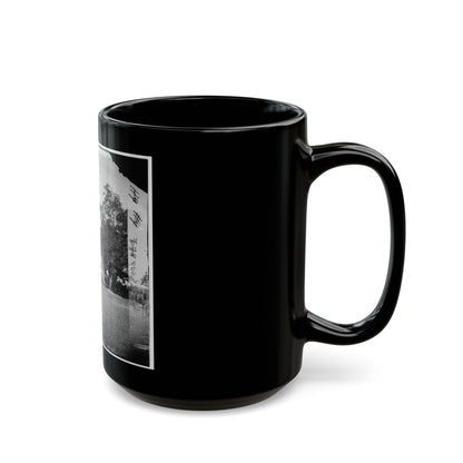 Charles City Court House, Va. Rear View Of The Courthouse (U.S. Civil War) Black Coffee Mug-The Sticker Space