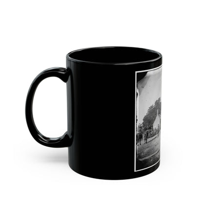 Charles City Court House, Va. Rear View Of The Courthouse (U.S. Civil War) Black Coffee Mug-The Sticker Space