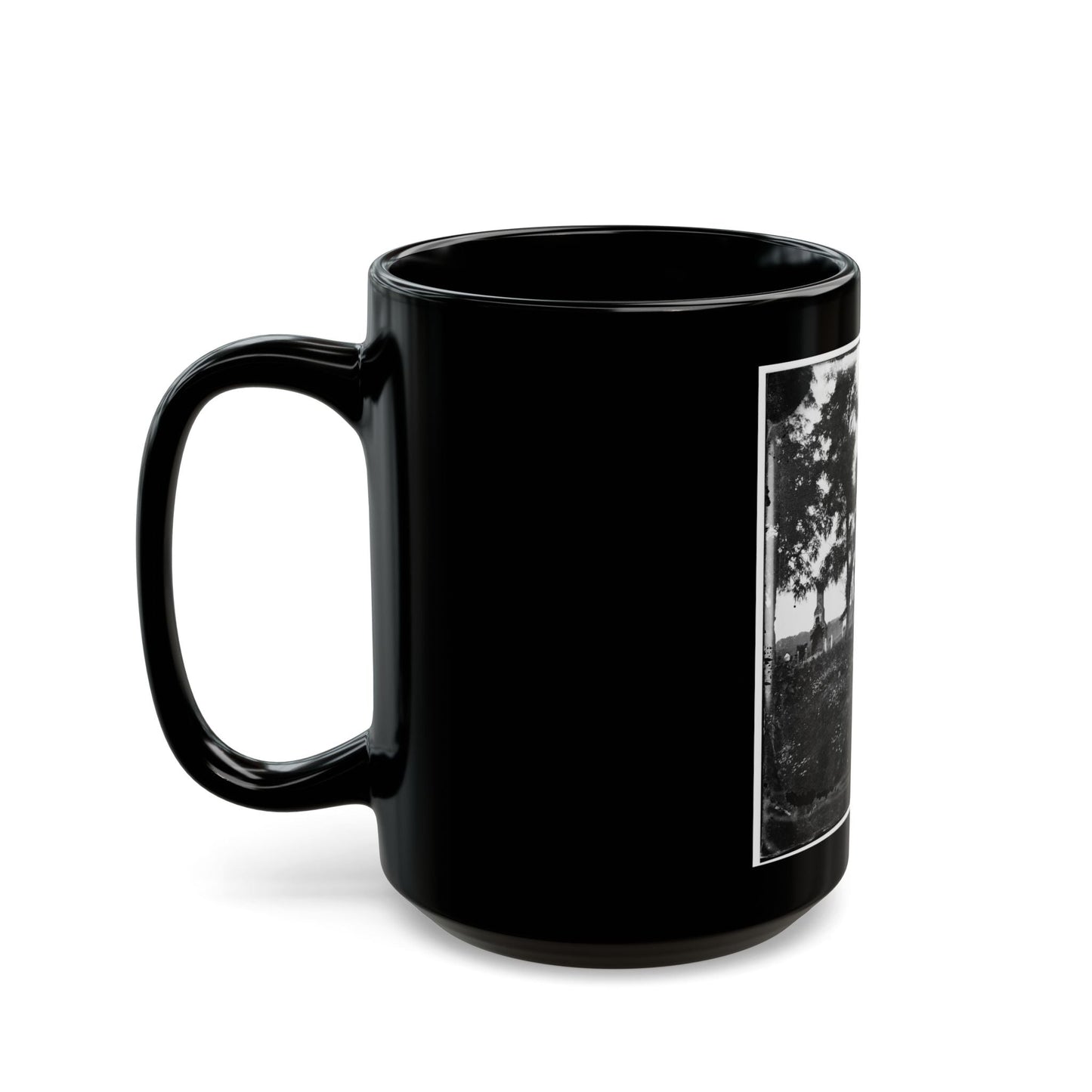 Charles City Court House, Va. Ruins Of Houses (U.S. Civil War) Black Coffee Mug