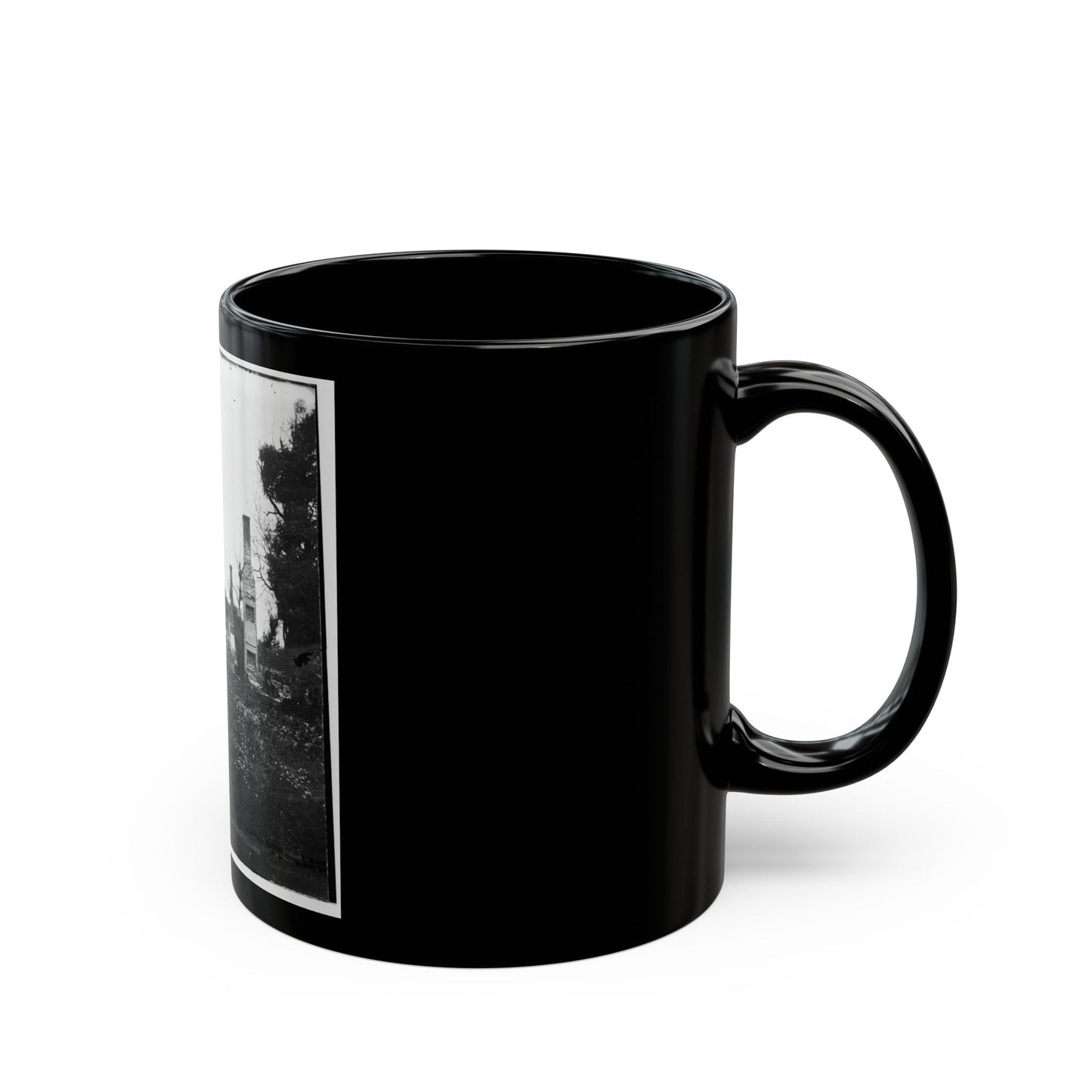 Charles City Court House, Va. Ruins Of Houses (U.S. Civil War) Black Coffee Mug