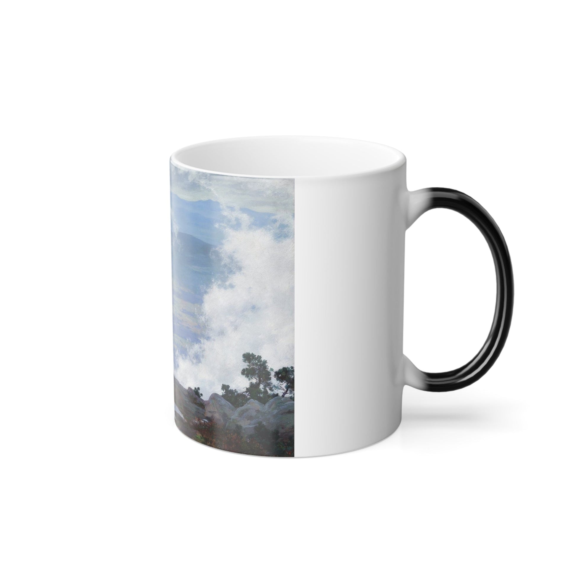 Charles Courtney Curran (1861-1942) After the Storm - Oil on canvas c1916-1919 - Color Changing Mug 11oz-11oz-The Sticker Space