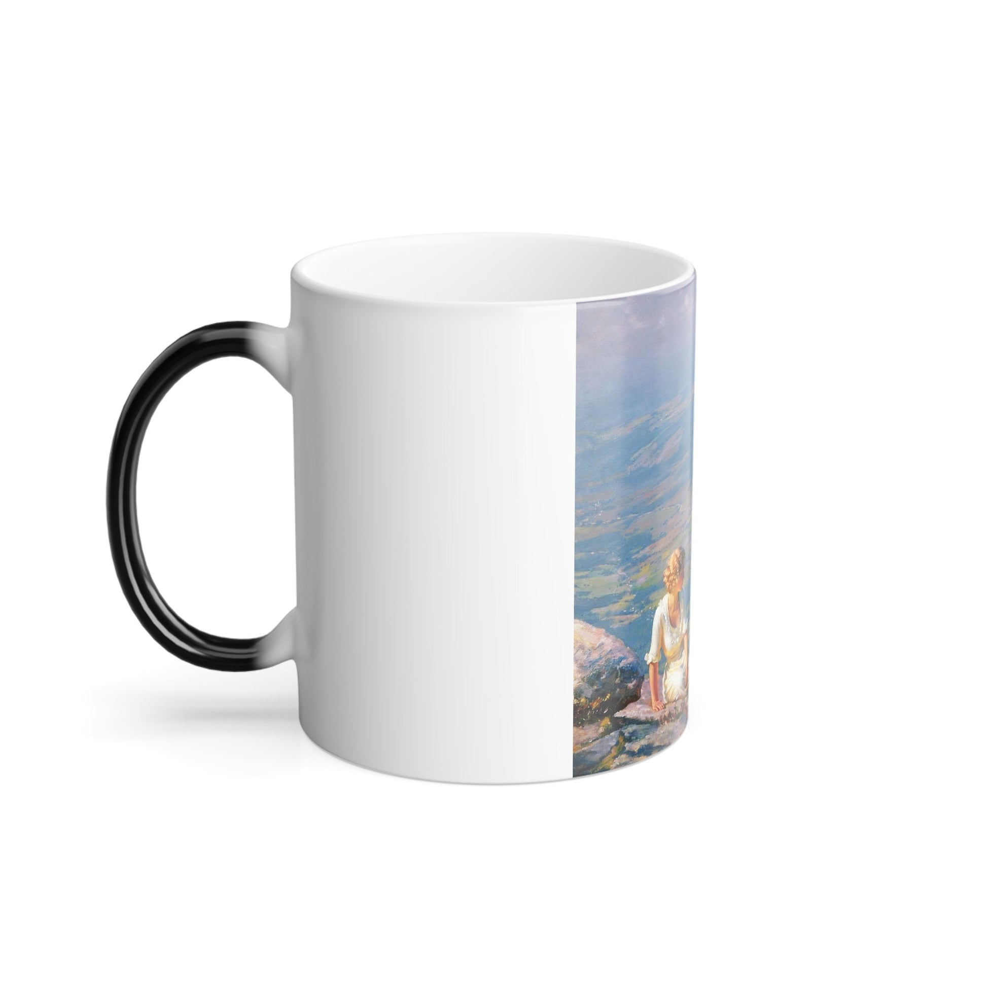 Charles Courtney Curran (1861-1942) Sunshine and Haze - 1915 - Color Changing Mug 11oz-11oz-The Sticker Space