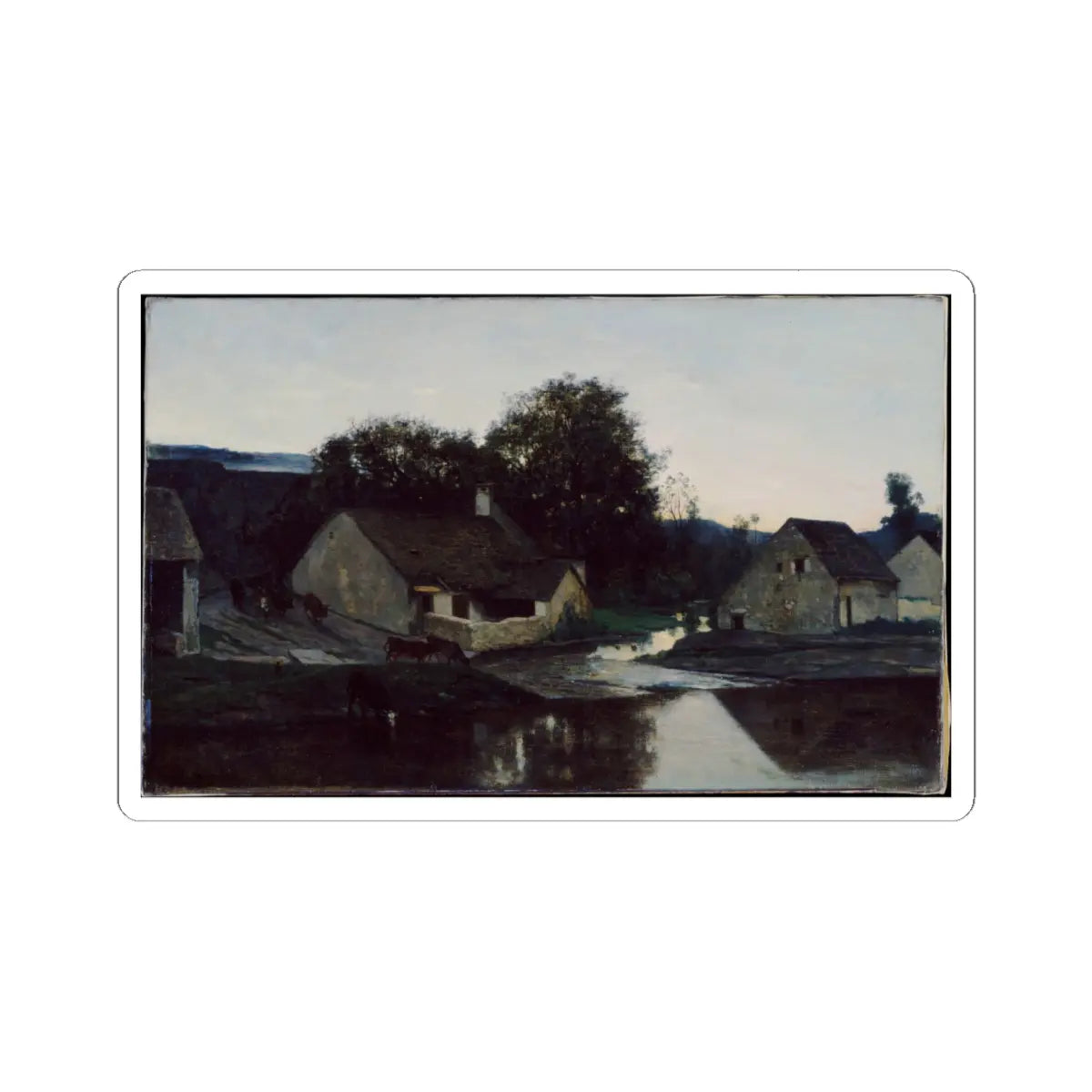 SKU:TSS-STICK-CHRFRN-6X6-7 Sizes:6" × 6" Types:White