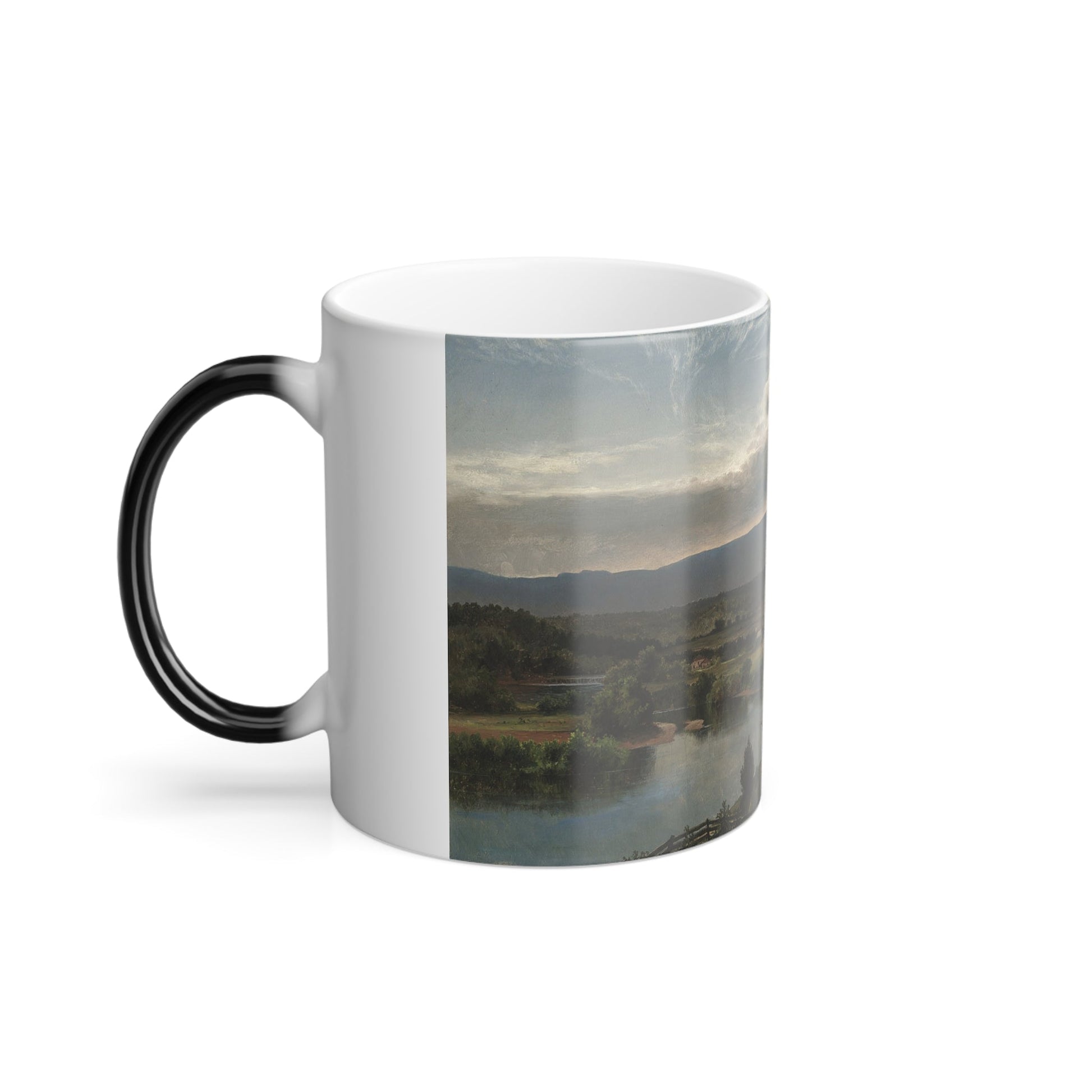 Charles Herbert Moore (1840-1930) The Catskills in Spring - Oil on canvas 1861 - Color Changing Mug 11oz-11oz-The Sticker Space