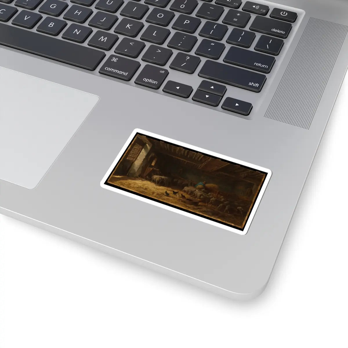 SKU:TSS-STICK-CHRJCQ-3X3-2 Sizes:3" × 3" Types:White