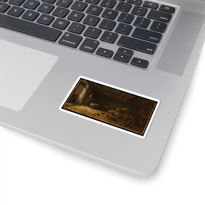 SKU:TSS-STICK-CHRJCQ-3X3-2 Sizes:3" × 3" Types:White