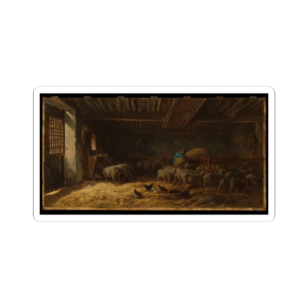 SKU:TSS-STICK-CHRJCQ-4X4-2 Sizes:4" × 4" Types:White
