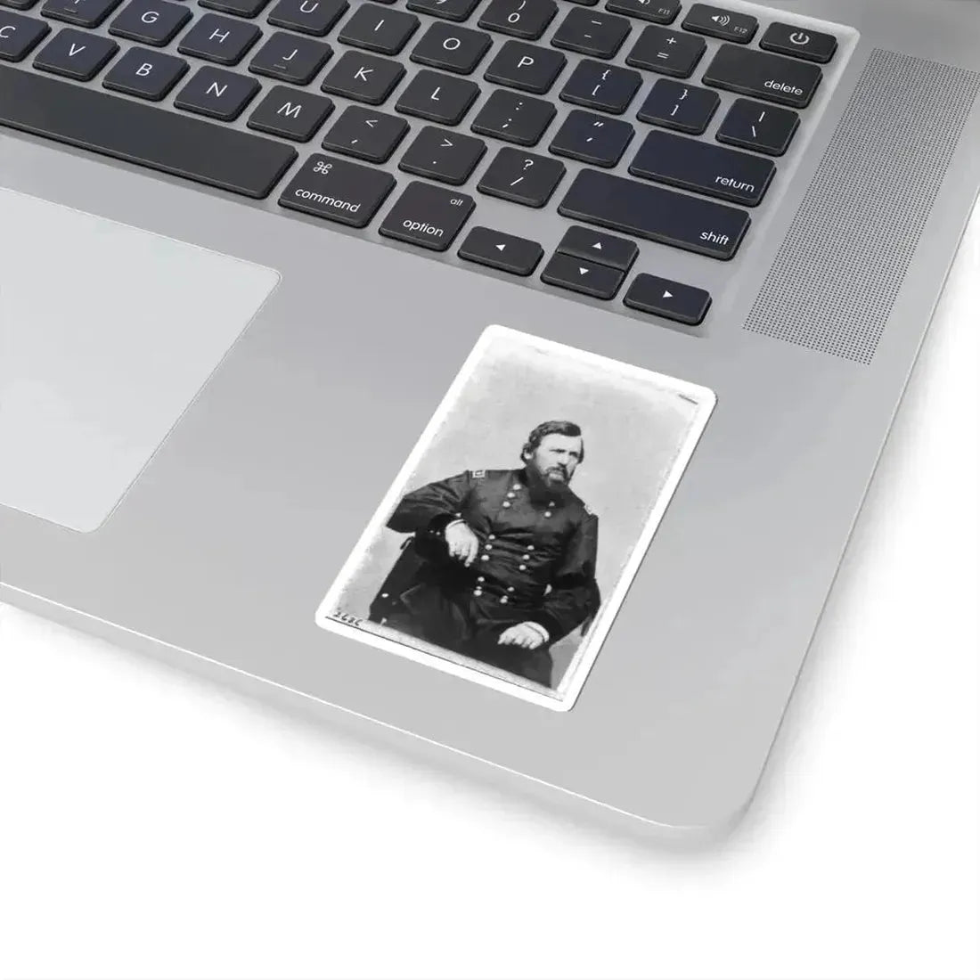 Charles R. Woods, Three-Quarter Length Portrait, Seated, Facing Right (U.S. Civil War) STICKER Vinyl Kiss-Cut Decal - The Sticker Space