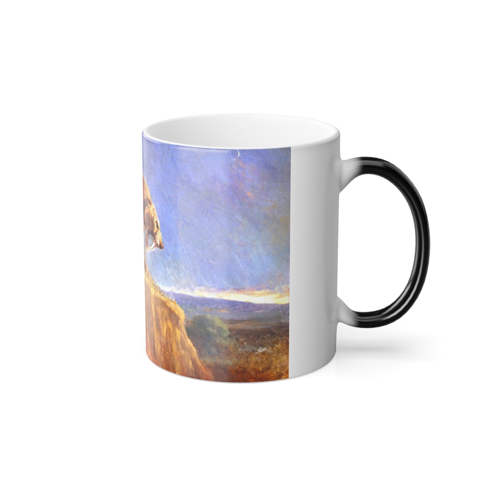 Charles Robert Knight (1874-1953) smilodon - Color Changing Mug 11oz-11oz-The Sticker Space