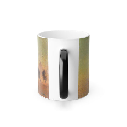 Charles Theodore Frere (1814-1888) Crossing the Desert - Color Changing Mug 11oz-11oz-The Sticker Space