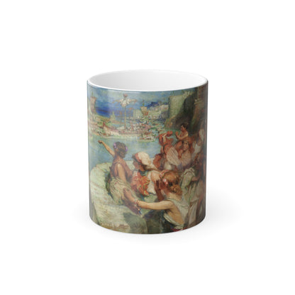 Charles William Wyllie (1853-1923) Home with Glory - Color Changing Mug 11oz-11oz-The Sticker Space