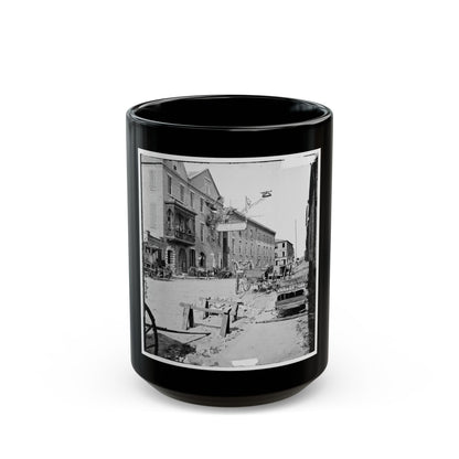 Charleston, S.C. Archibald Mcleish's Vulcan Iron Works And Other Houses On Cumberland Street (U.S. Civil War) Black Coffee Mug