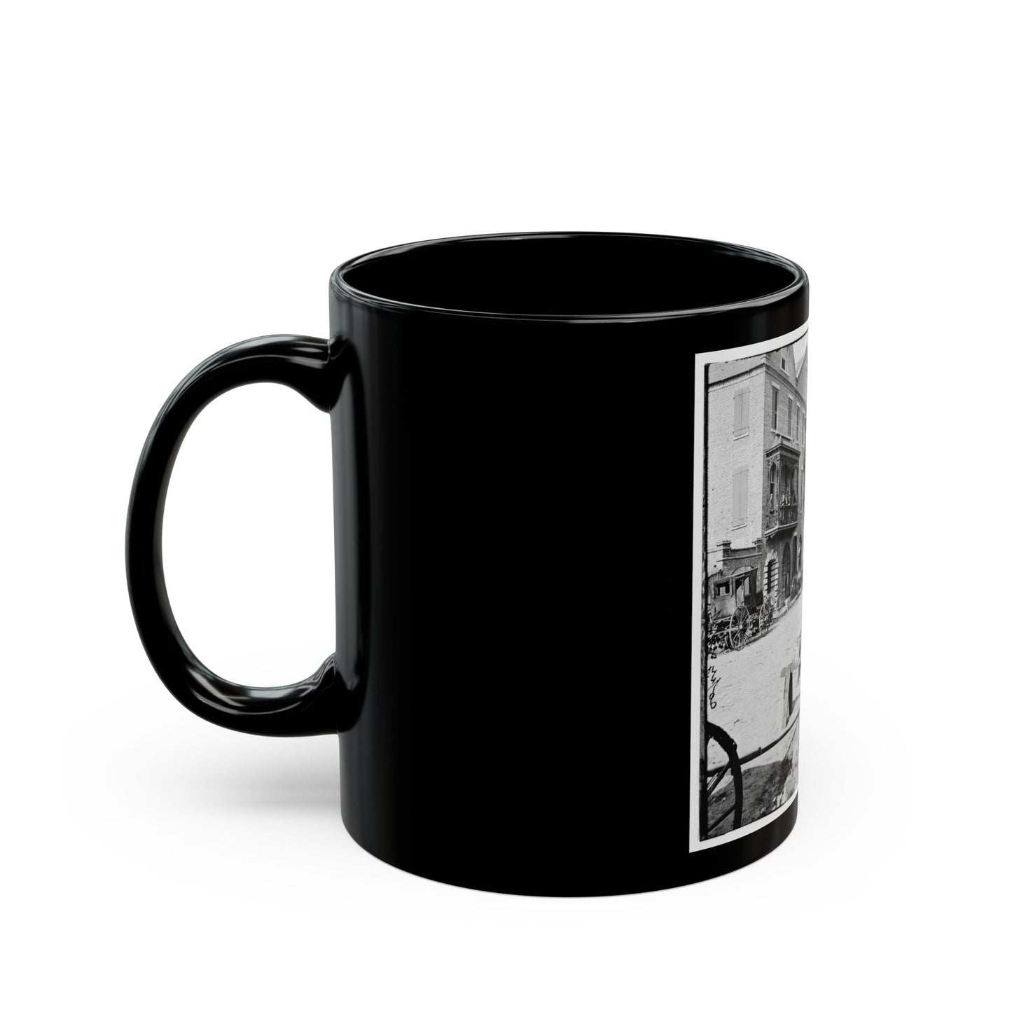 Charleston, S.C. Archibald Mcleish's Vulcan Iron Works And Other Houses On Cumberland Street (U.S. Civil War) Black Coffee Mug