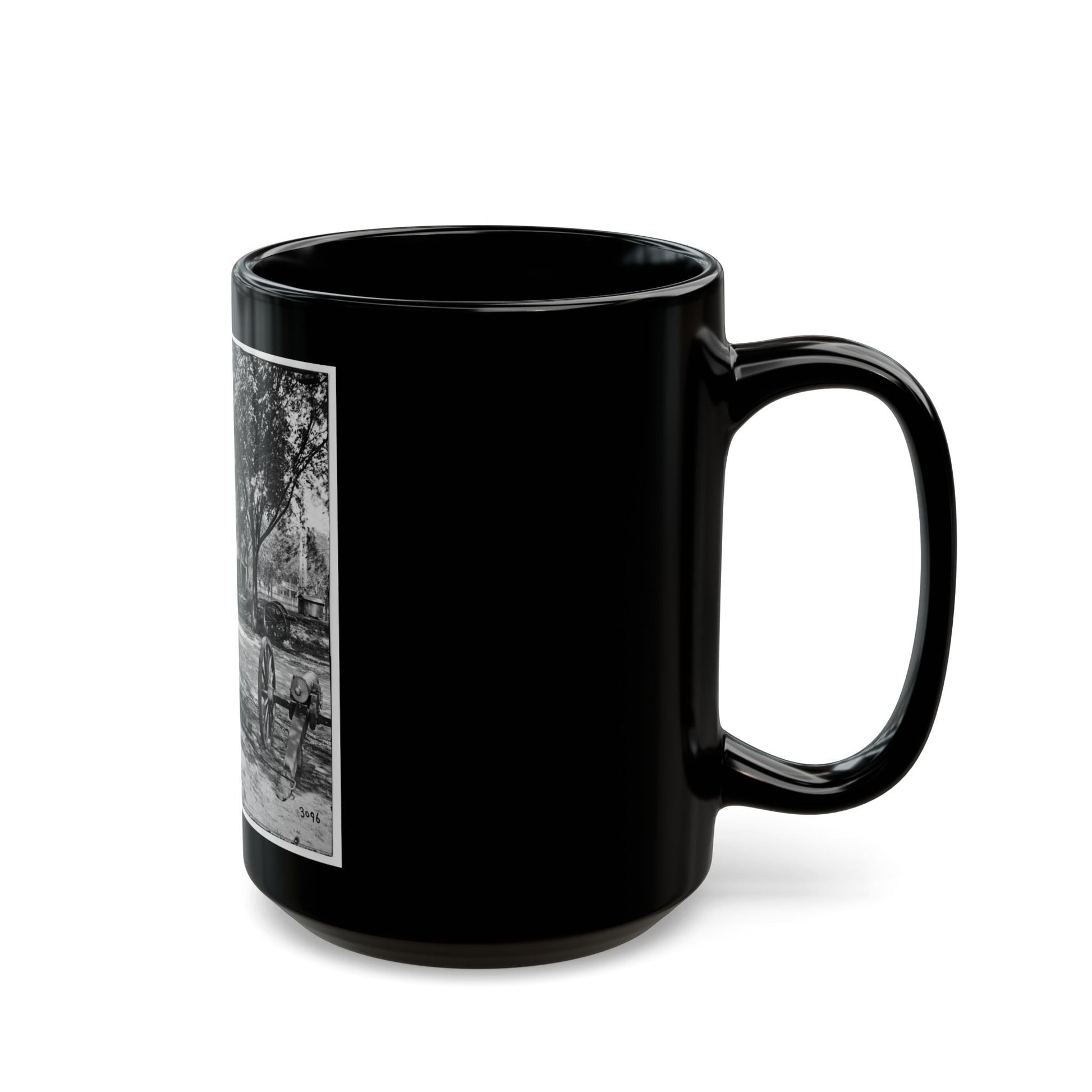 Charleston, S.C. Blakely Guns And Ammunition In The Arsenal Yard (U.S. Civil War) Black Coffee Mug-The Sticker Space