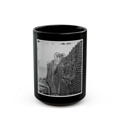 Charleston, S.C. Breach Patched With Gabions On The North Wall Of Fort Sumter (U.S. Civil War) Black Coffee Mug