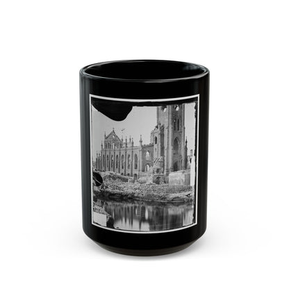 Charleston, S.C. Cathedral Of St. John And St. Finbar; Another View (U.S. Civil War) Black Coffee Mug