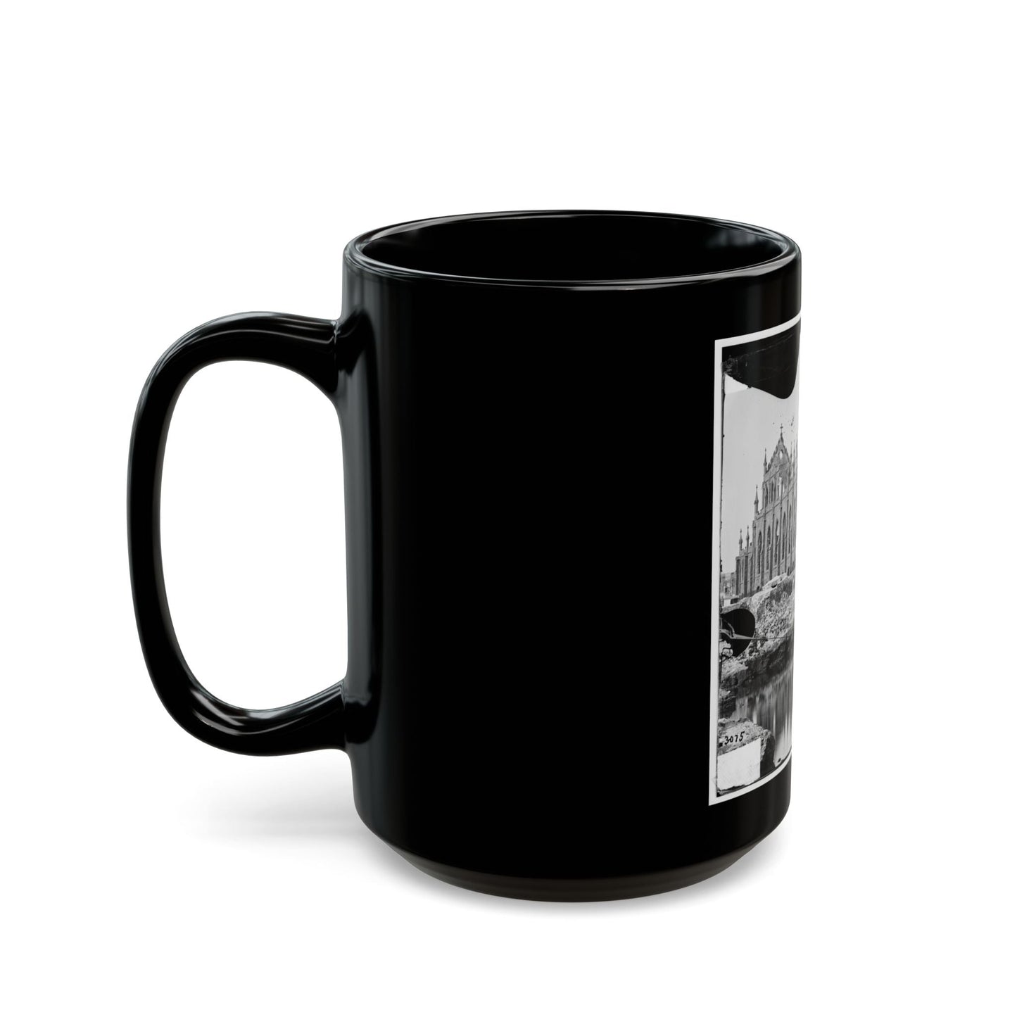 Charleston, S.C. Cathedral Of St. John And St. Finbar; Another View (U.S. Civil War) Black Coffee Mug